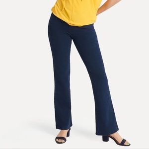 Betabrand Bootcut Pull On Jeans